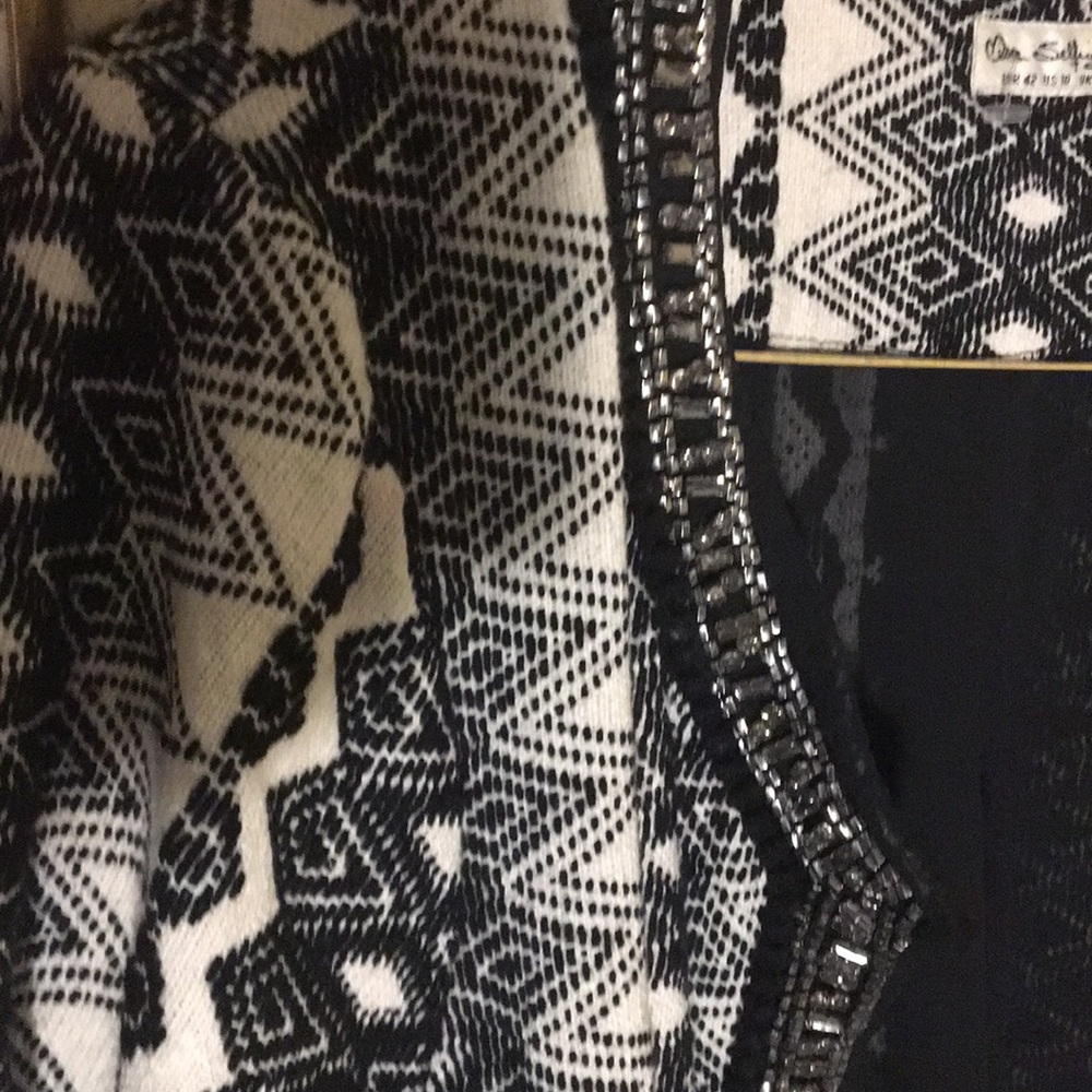 Miss Selfridge eur 42 US 10 Uk 14 long jacket bead